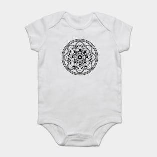 Mandala party design Baby Bodysuit